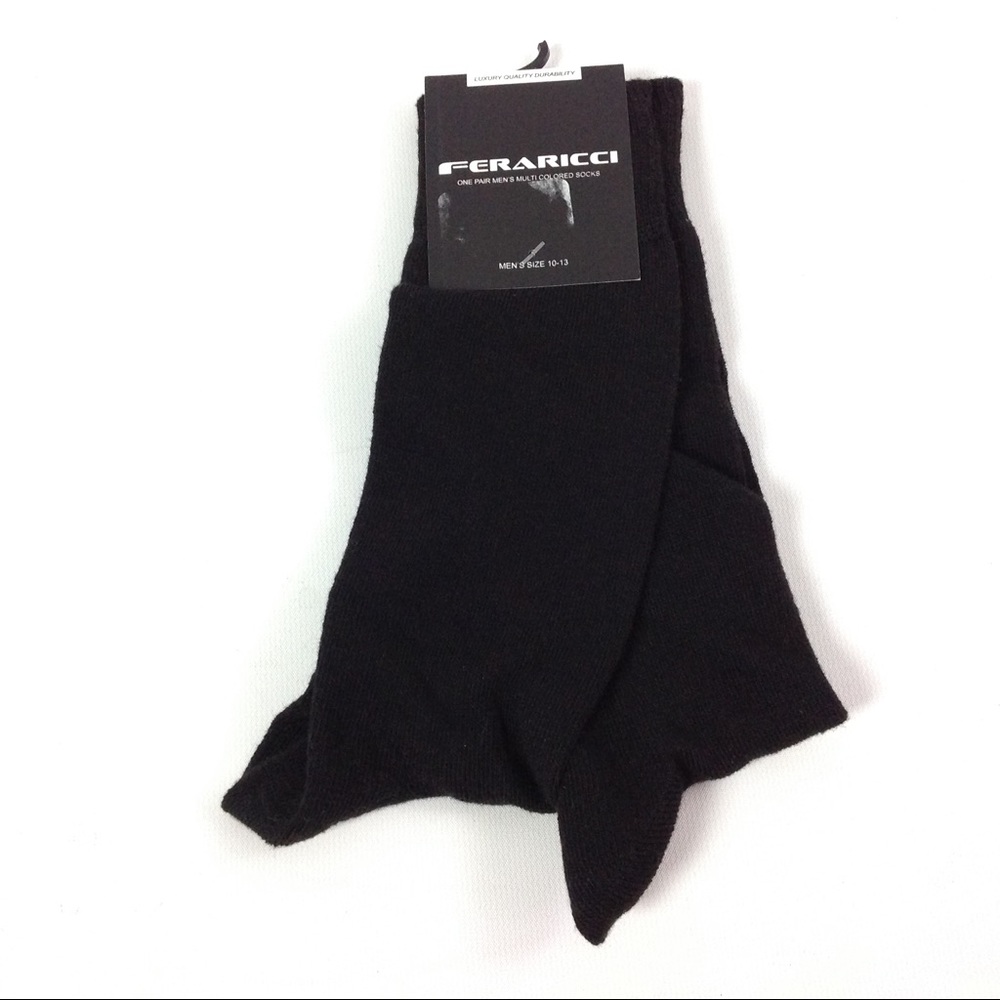 Feraricci Luxury Men Dress Docks Size 10-13 Black